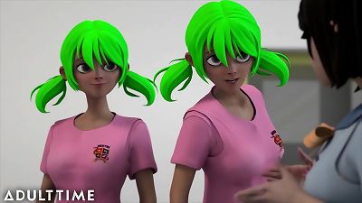 ADULT TIME Hentai Sex School - Giantess Teacher & Schoolgirl Bondage