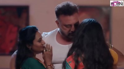 Indian father in law plowed her two unsatisfied daughter in laws to satisfy their greedy beaver real Hindi audio hardcore fuckfest video.