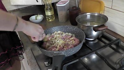 mother milf without panties in stockings high high-heeled slippers resumes naked cooking, demonstrates pussy, boobs, nipples, booty and cooks pasta nautically  in kitchen. culo vulva bra-stuffers legs mom milf