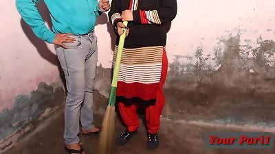 Indian desi maid pussy and ass drilling with clear hindi audio