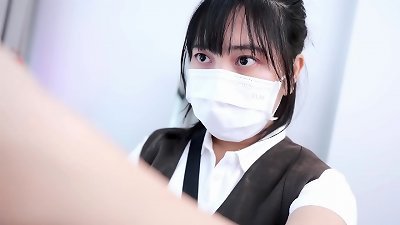 gigantic backside Barber female horny with her customer