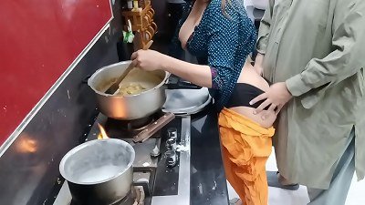 Desi Housewife anal hook-up In Kitchen While She Is Cooking