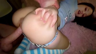 dad plowing daughter super hot labia