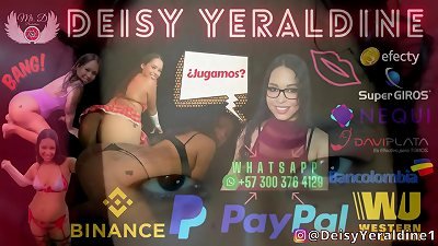 getting off in my moist pussy wanting shaft and spanking with lube on my big ass. video calls, Packs, Audios, Zing and much more. WhatsApp  573003764129 Instagram @DeisyYeraldine1 servant Latina hotwife